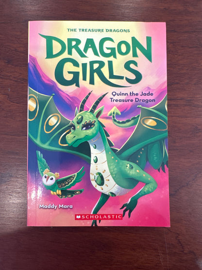 Dragon girls: Quinn the Jade treasure dragon. Maddy Mara. 2022.