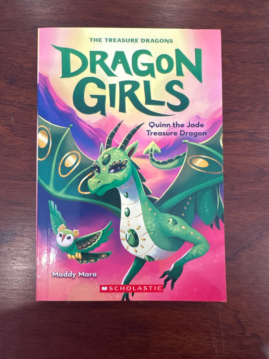 Dragon girls: Quinn the Jade treasure dragon. Maddy Mara. 2022.