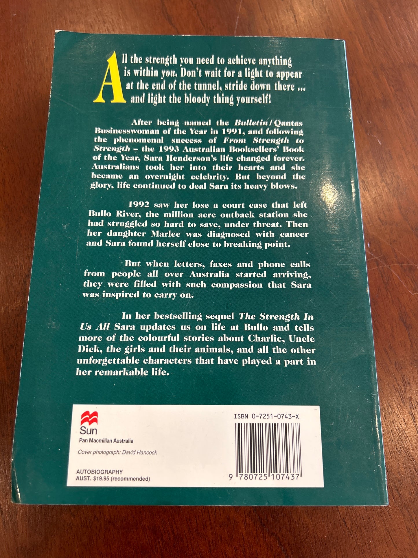 Strength in us all. Sara Henderson. 1995.