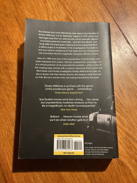 Y is for Yesterday. Sue Grafton. 2017.