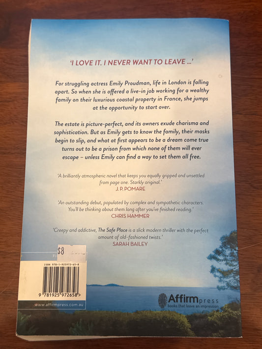Safe place. Anna Downes. 2020.