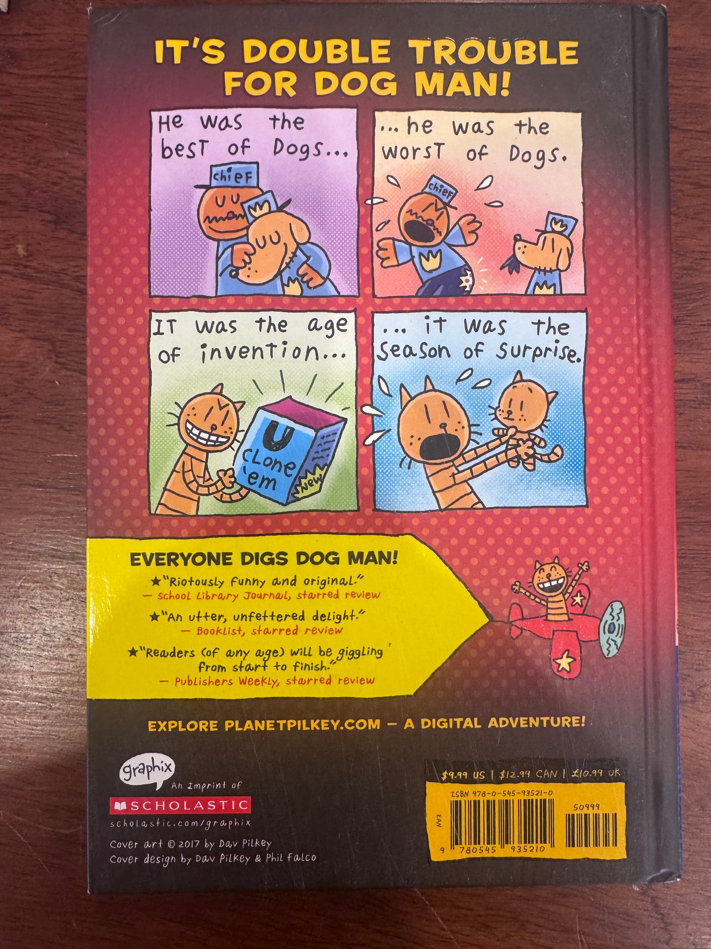 Dog Man: a tale of two kitties. Dav Pilkey. 2017.