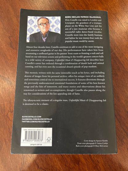Unfaithful music & disappearing ink. Elvis Costello. 2015.