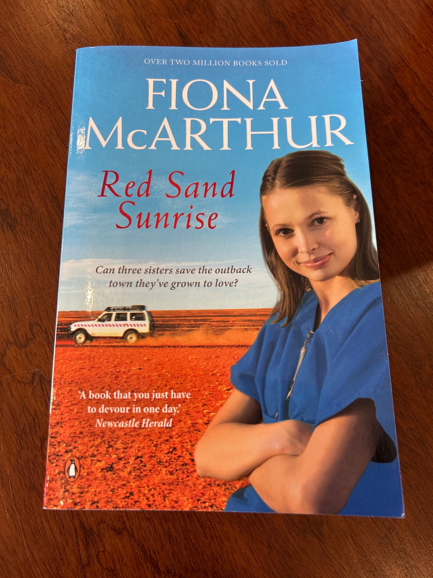 Red sand sunrise. Fiona McArthur. 2015.