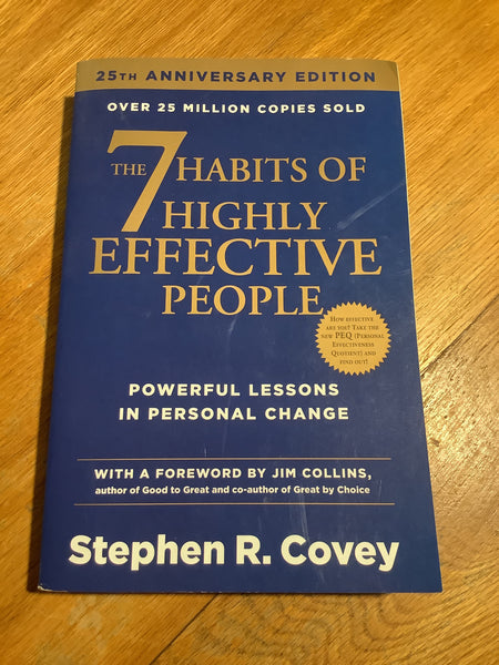 7 habits of highly effective people: powerful lessons in personal change. Stephen R. Covey. 2013.