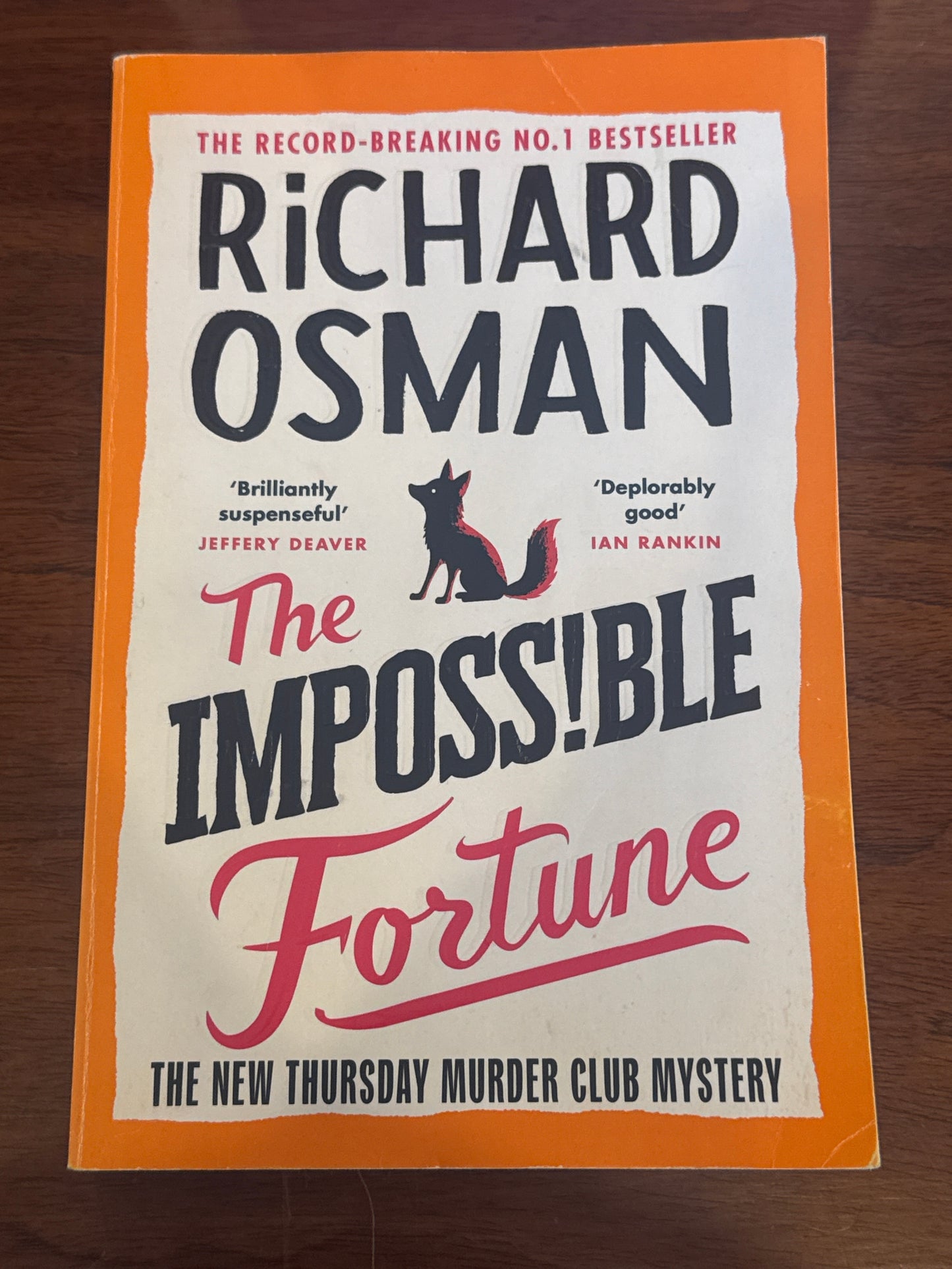 Impossible fortune. Richard Osman. 2025.