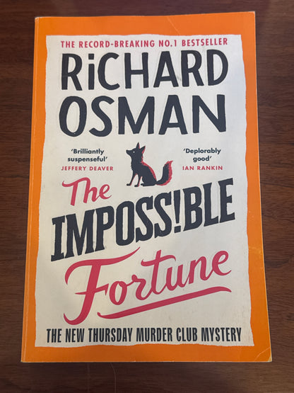 Impossible fortune. Richard Osman. 2025.