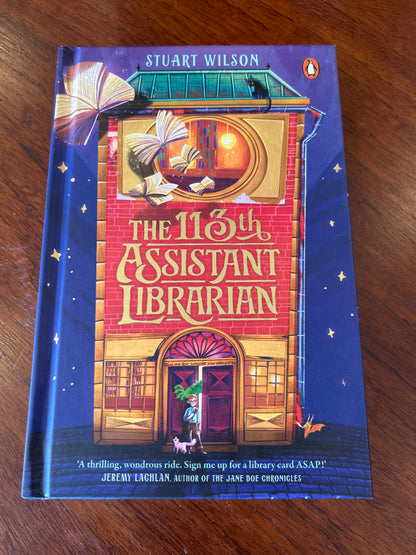 113th Assistant Librarian. Stuart Wilson. 2024.