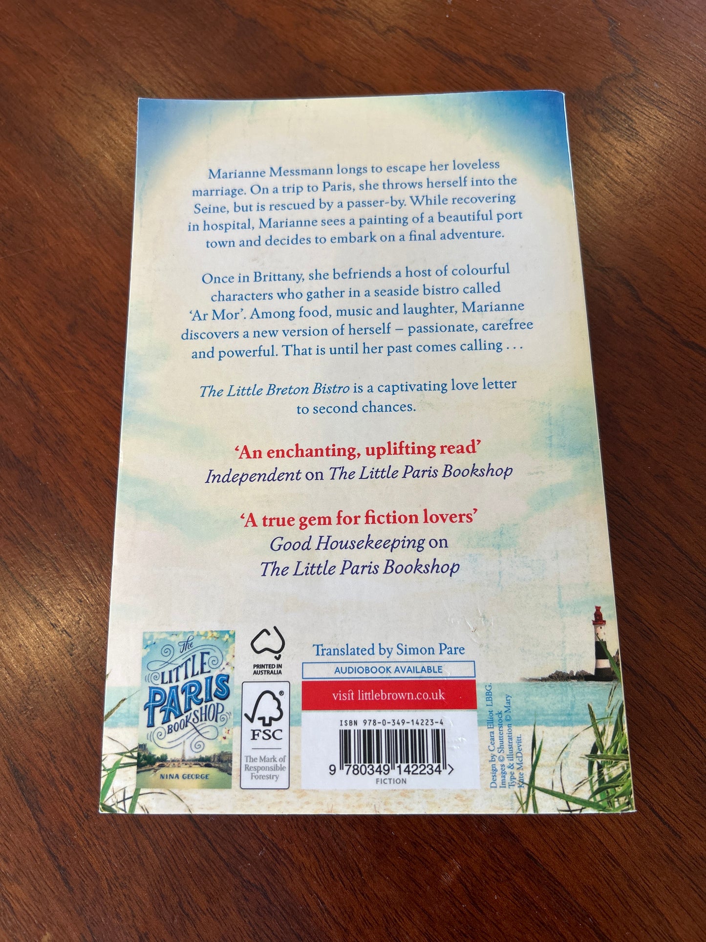 Little Breton bistro. Nina George. 2018.