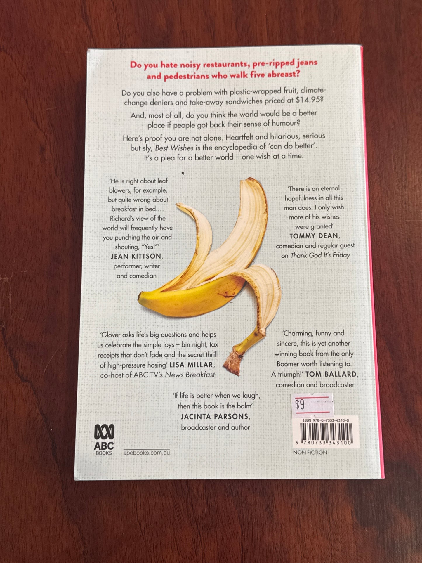 Best Wishes. Richard Glover. 2023.