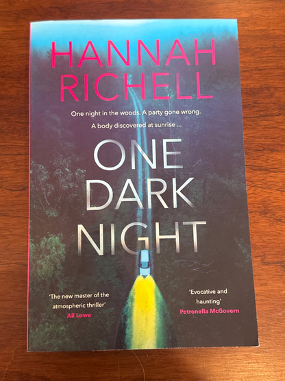 One Dark Night. Hannah Richell. 2025.