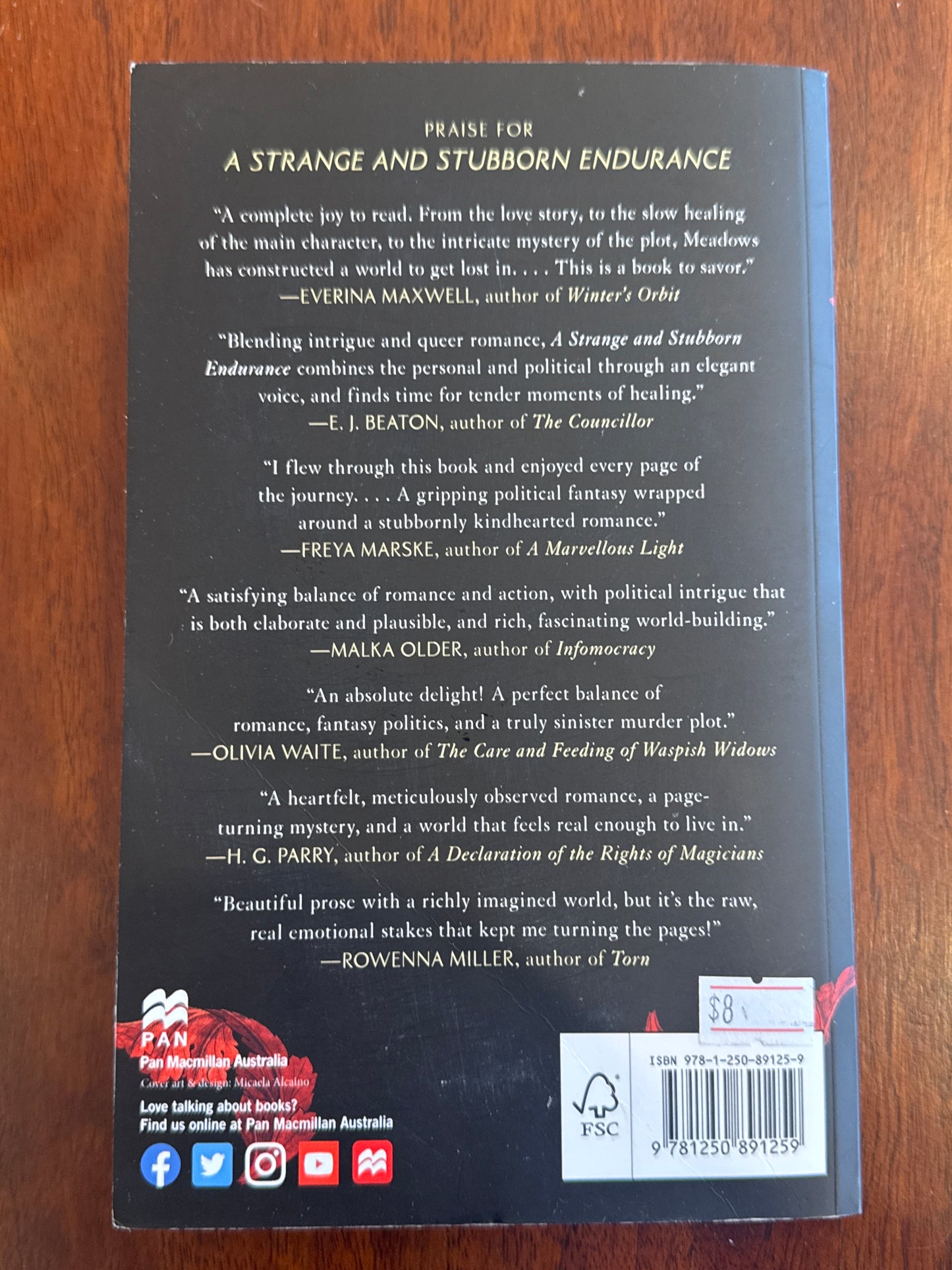 Strange and Stubborn Endurance. Foz Meadows. 2022.