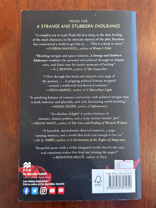 Strange and Stubborn Endurance. Foz Meadows. 2022.