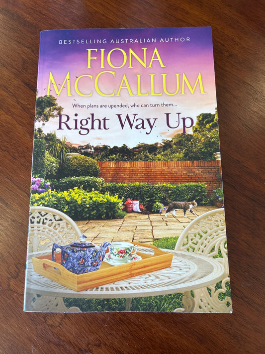 Right way up. Fiona McCallum. 2025.