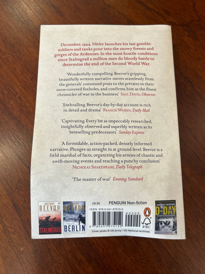 Ardennes 1944: Hitler’s last gamble. Antony Beevor. 2016.