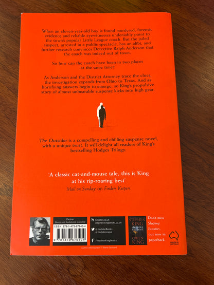 Outsider. Stephen King. 2019.