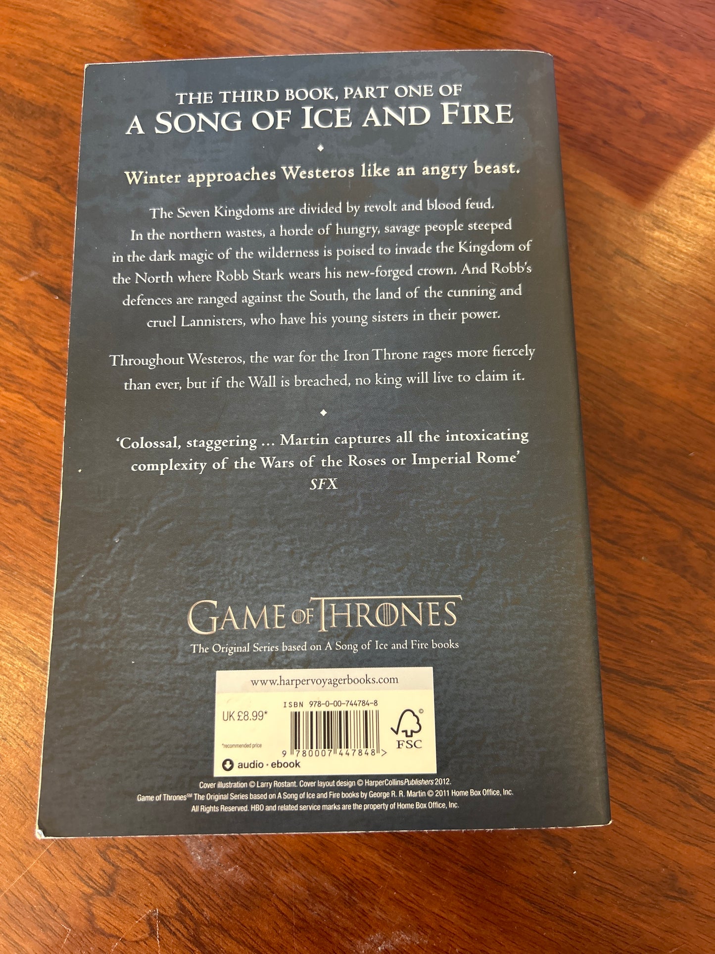 Storm of swords: 1: steel and snow. George R. R. Martin. 2011.