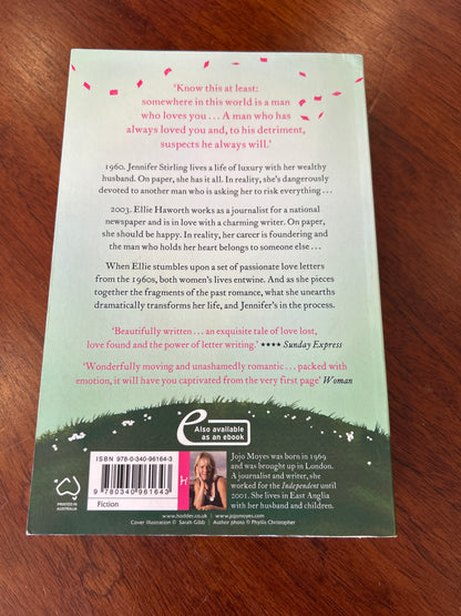 Last letter from your lover. Jojo Moyes. 2012.