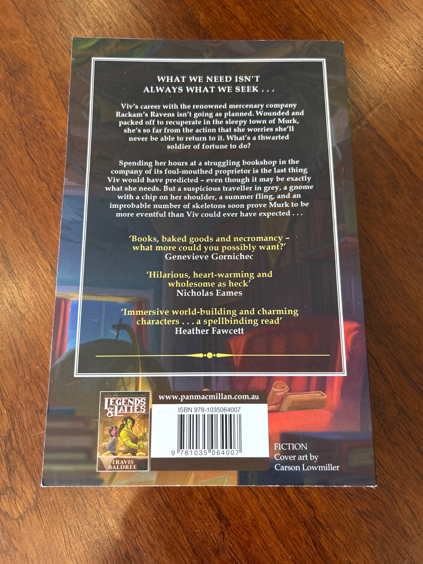 Bookshops & bonedust. Travis Baldree. 2024.