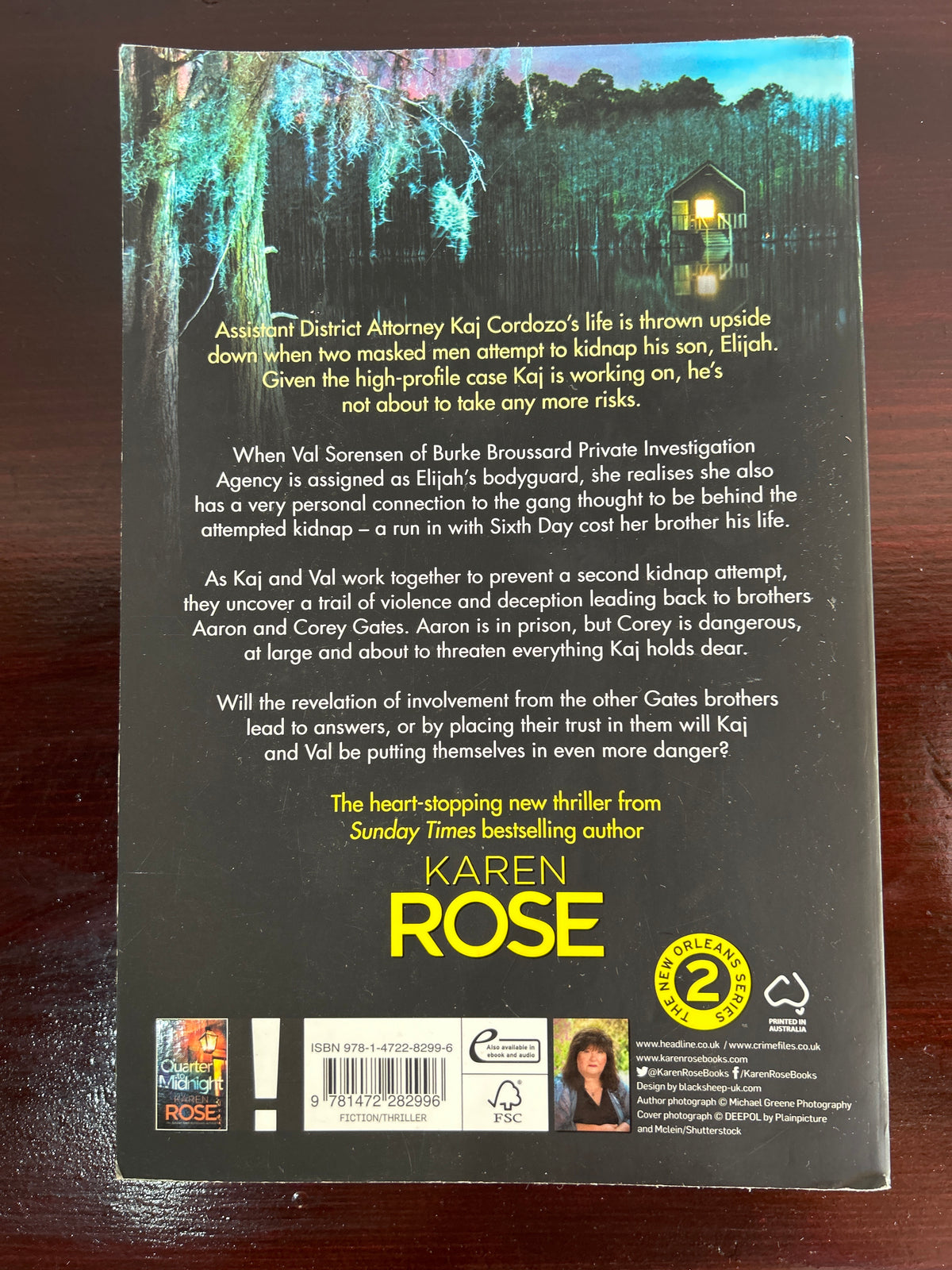 Beneath dark waters. Karen Rose. 2023.