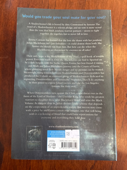Lord of shadows. Cassandra Clare. 2017.