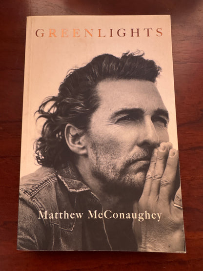 Greenlights. Matthew McConaughey. 2020.
