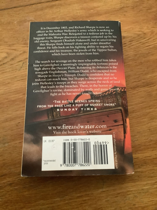 Sharpe’s fortress. Bernard Cornwell. 1999.