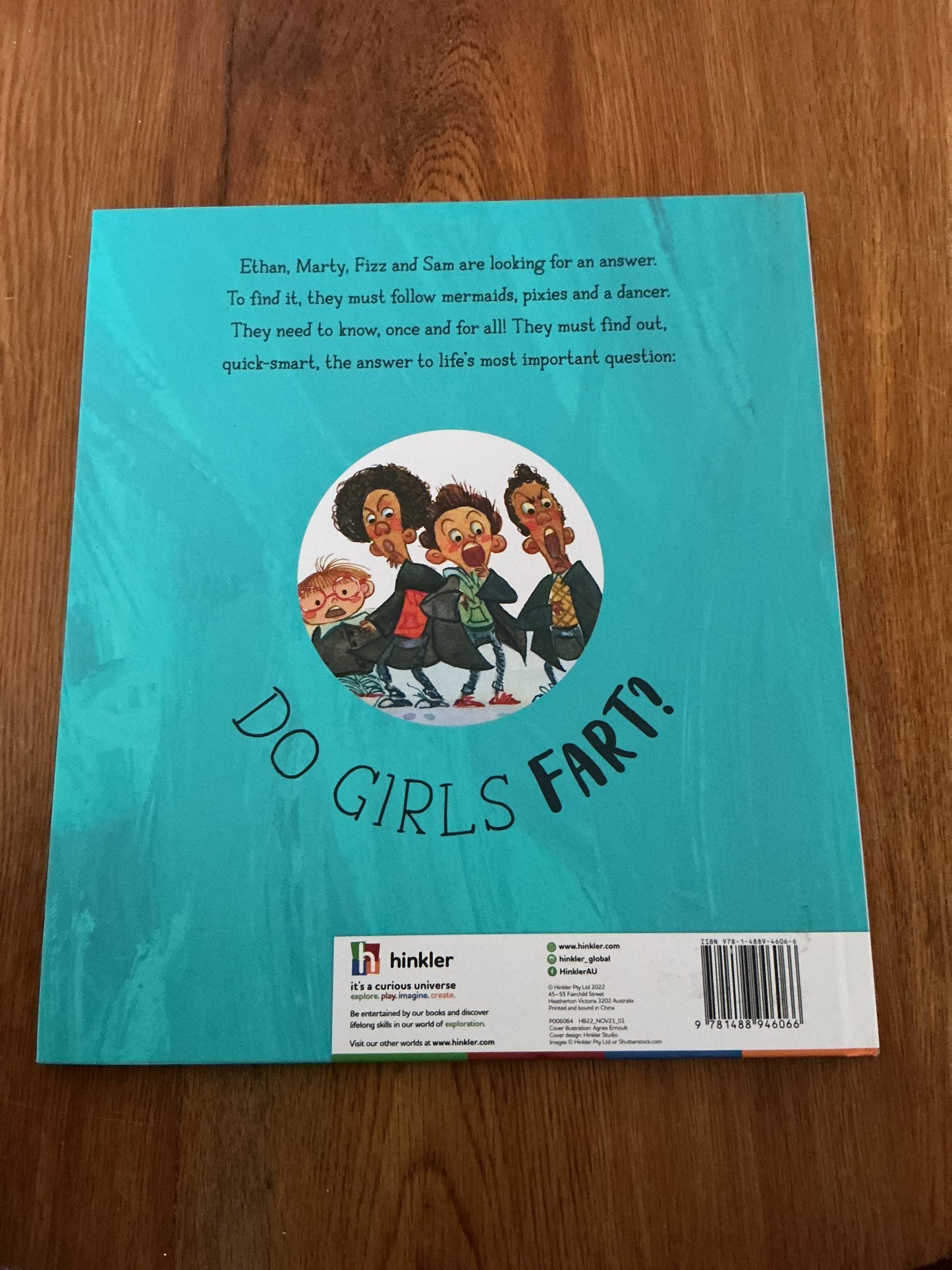 Girls don’t fart. Lisa Regan and Agnes Ernoult. 2022.