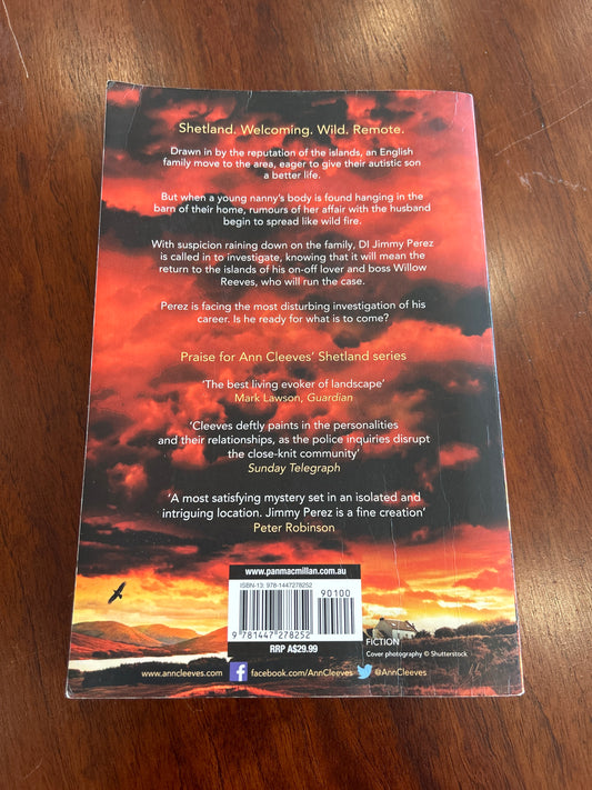 Wild fire. Ann Cleeves. 2018.