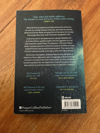 The Scholar. Dervla McTiernan. 2020.