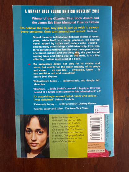 White teeth. Zadie Smith. 2001.