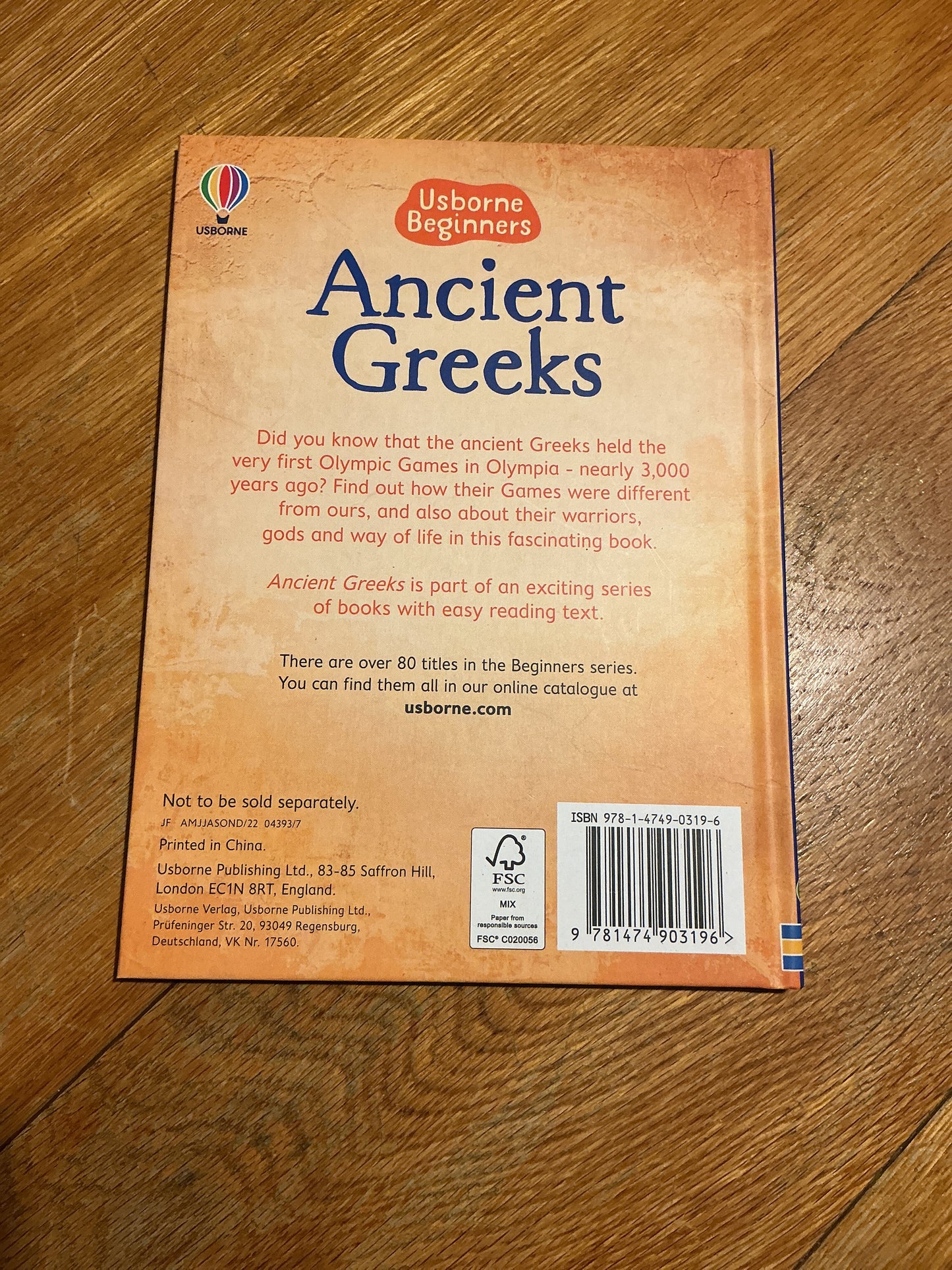 Ancient Greeks. Stephanie Turnbull. 2020.