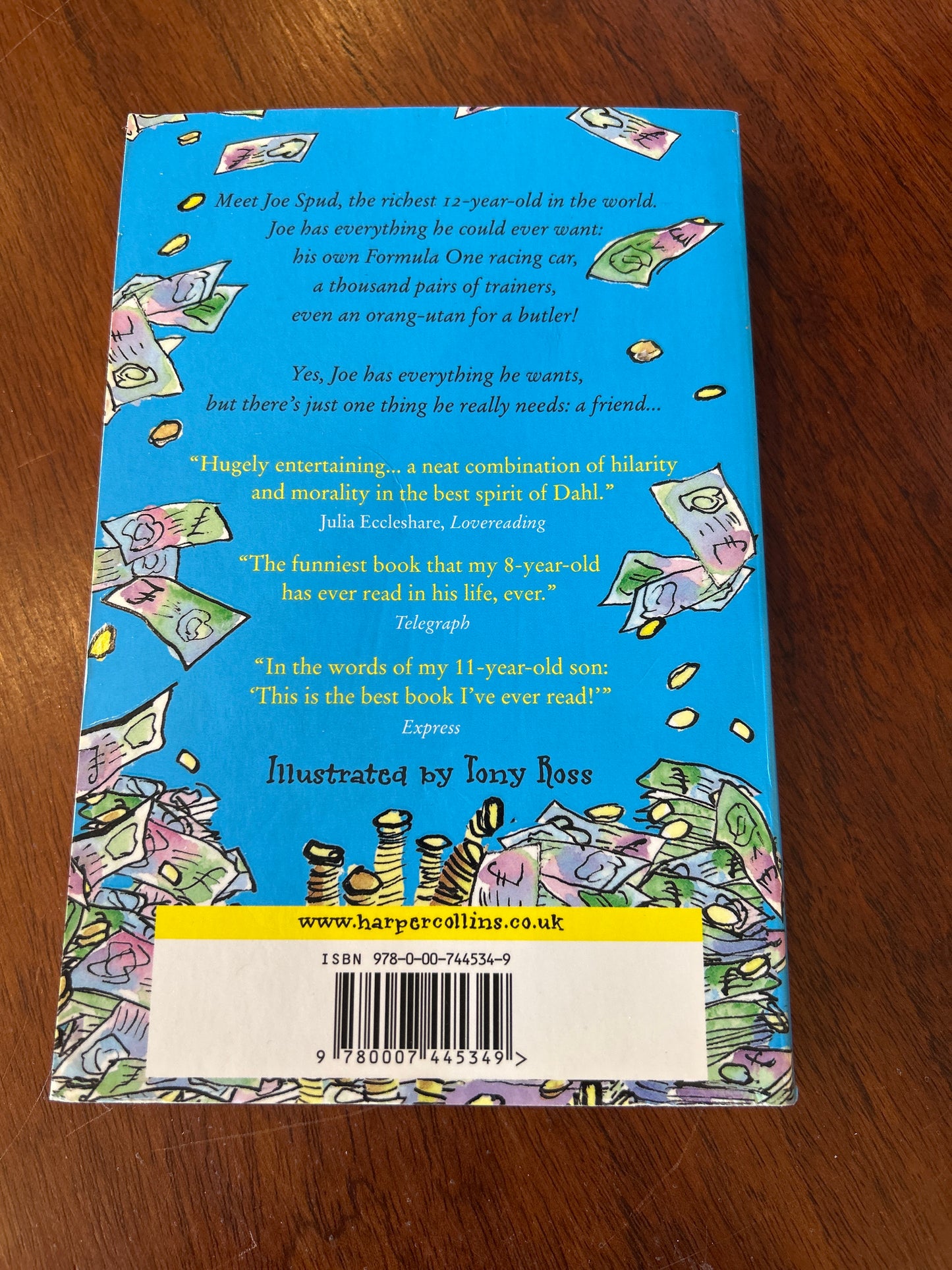 Billionaire boy. David Walliams. 2010.