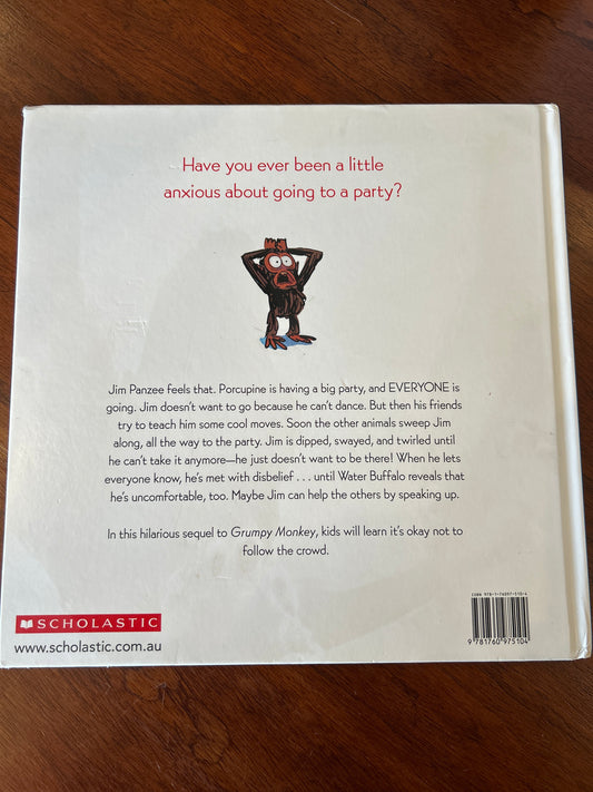 Grumpy monkey: party time! Suzanne Lang. 2021.