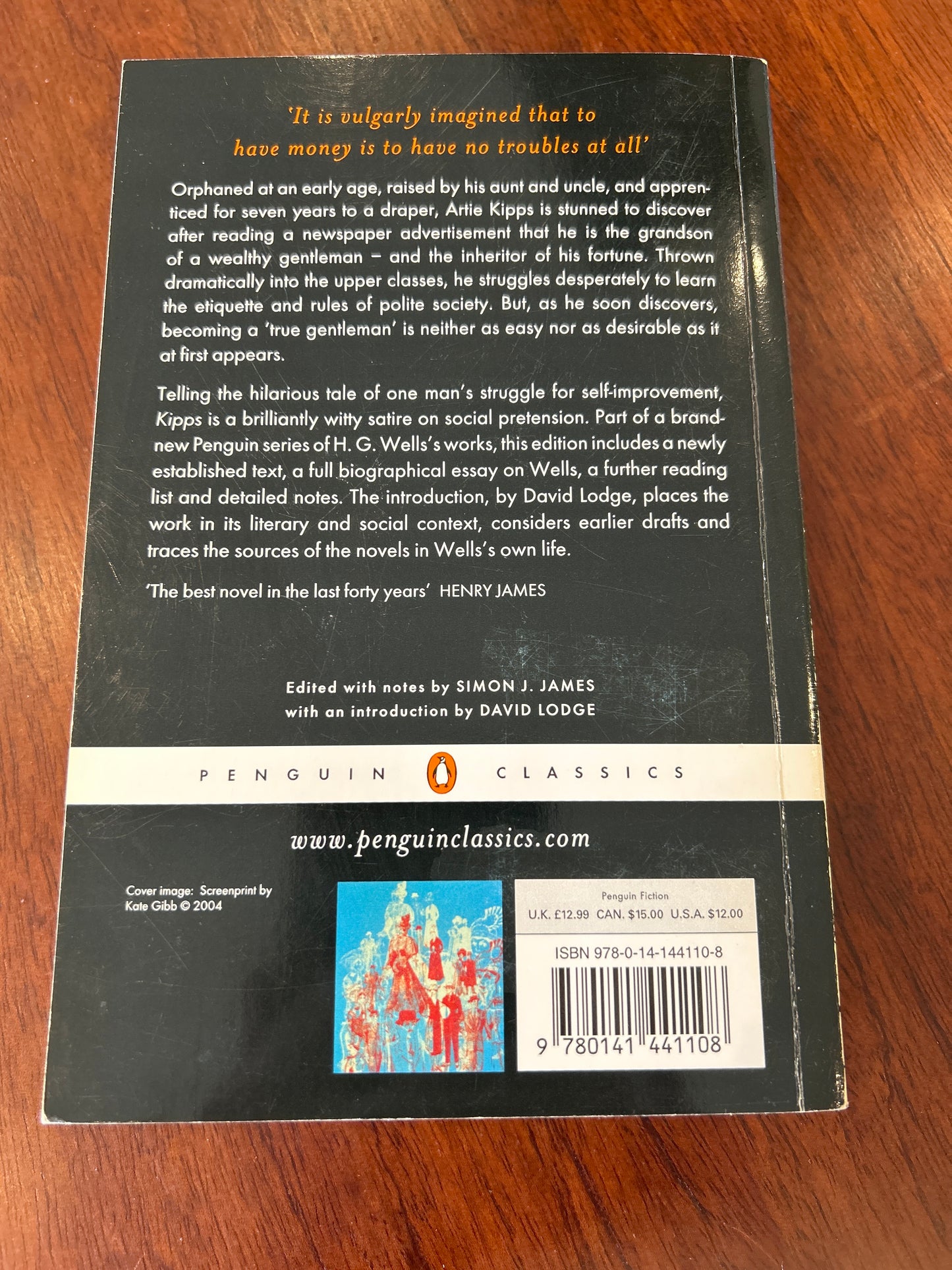 Kipps: the story of a simple soul. H. G. Wells. 2005.