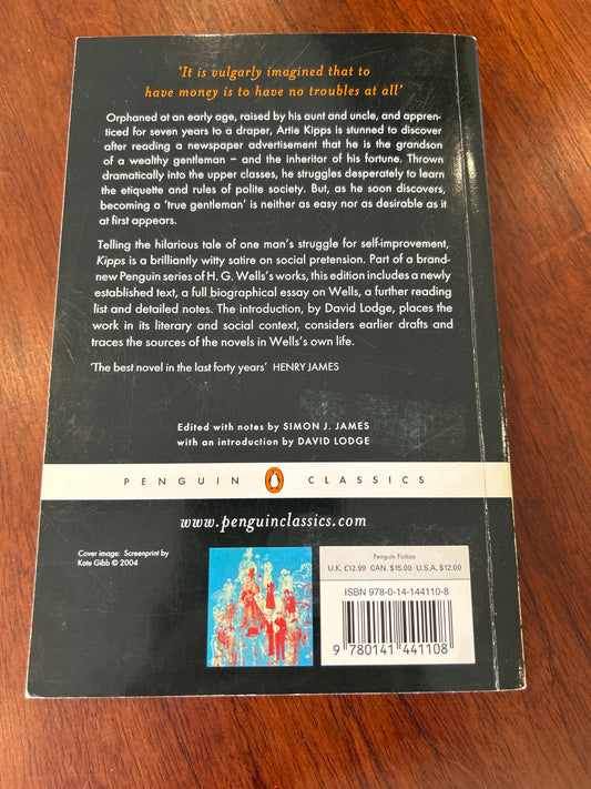 Kipps: the story of a simple soul. H. G. Wells. 2005.