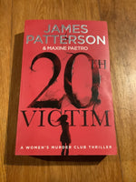 20th victim. James Patterson & Maxine Paetro. 2020.