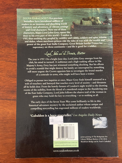 Lord John and the private matter. Diana Gabaldon. 2003.