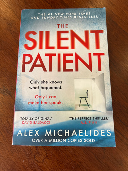 Silent patient. Alex Michaelides. 2019.