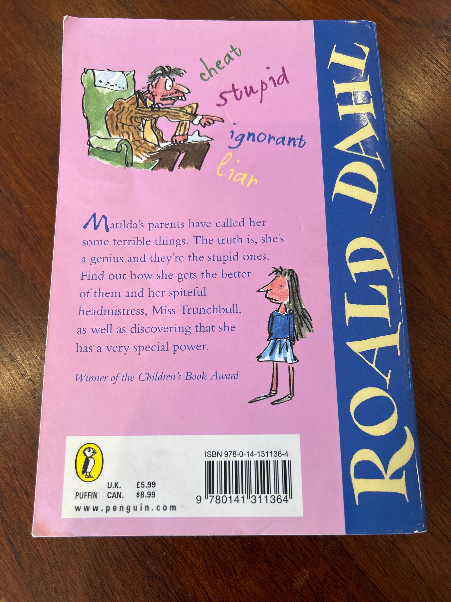 Matilda. Roald Dahl. 2001.