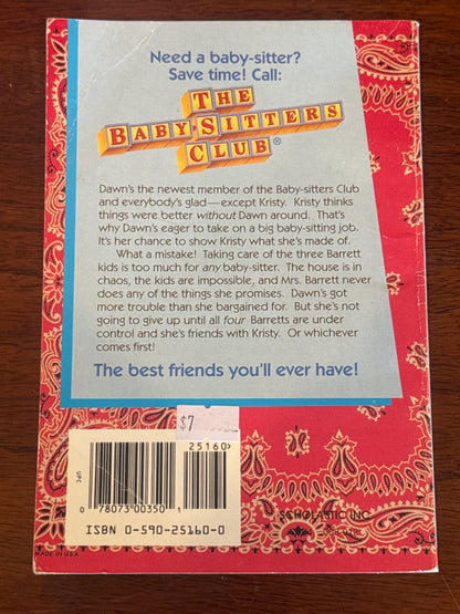 Baby-Sitters Club #5: Dawn and the Impossible Three. Ann M. Martin. 1987.