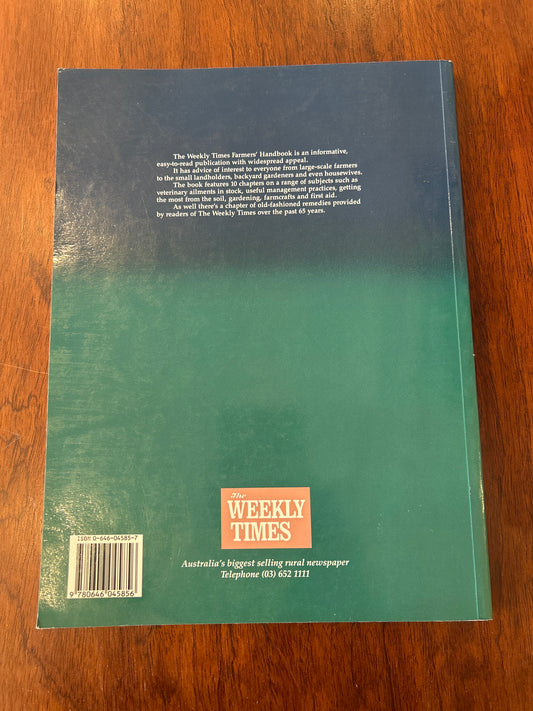 Farmers’ handbook. Weekly Times. 1991.
