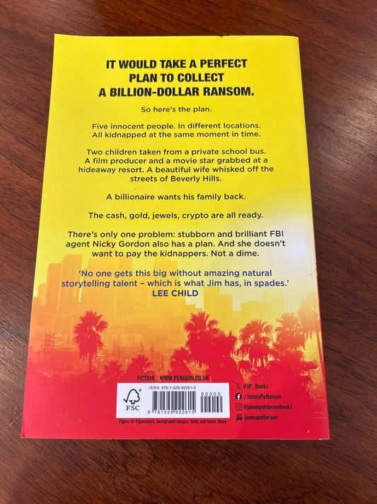 Billion Dollar Ransom. James Patterson. 2023.