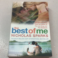 Best of me. Nicholas Sparks. 2012.