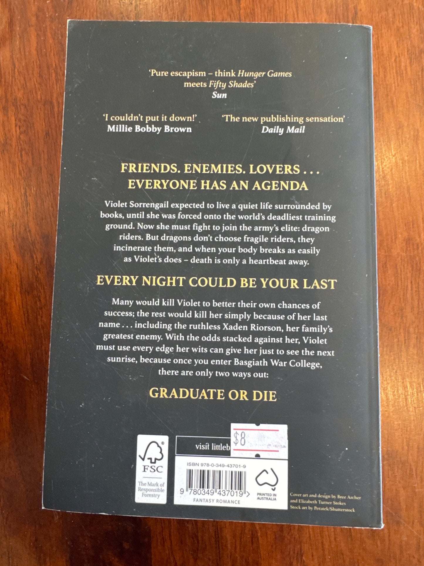 Fourth Wing. Rebecca Yarros.