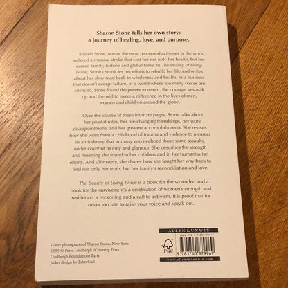 Beauty of living twice. Sharon Stone. 2021.