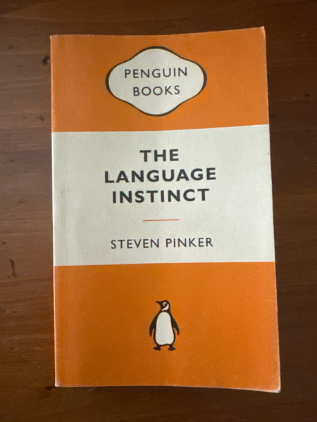 Language Instinct. Steven Pinker. 2008.