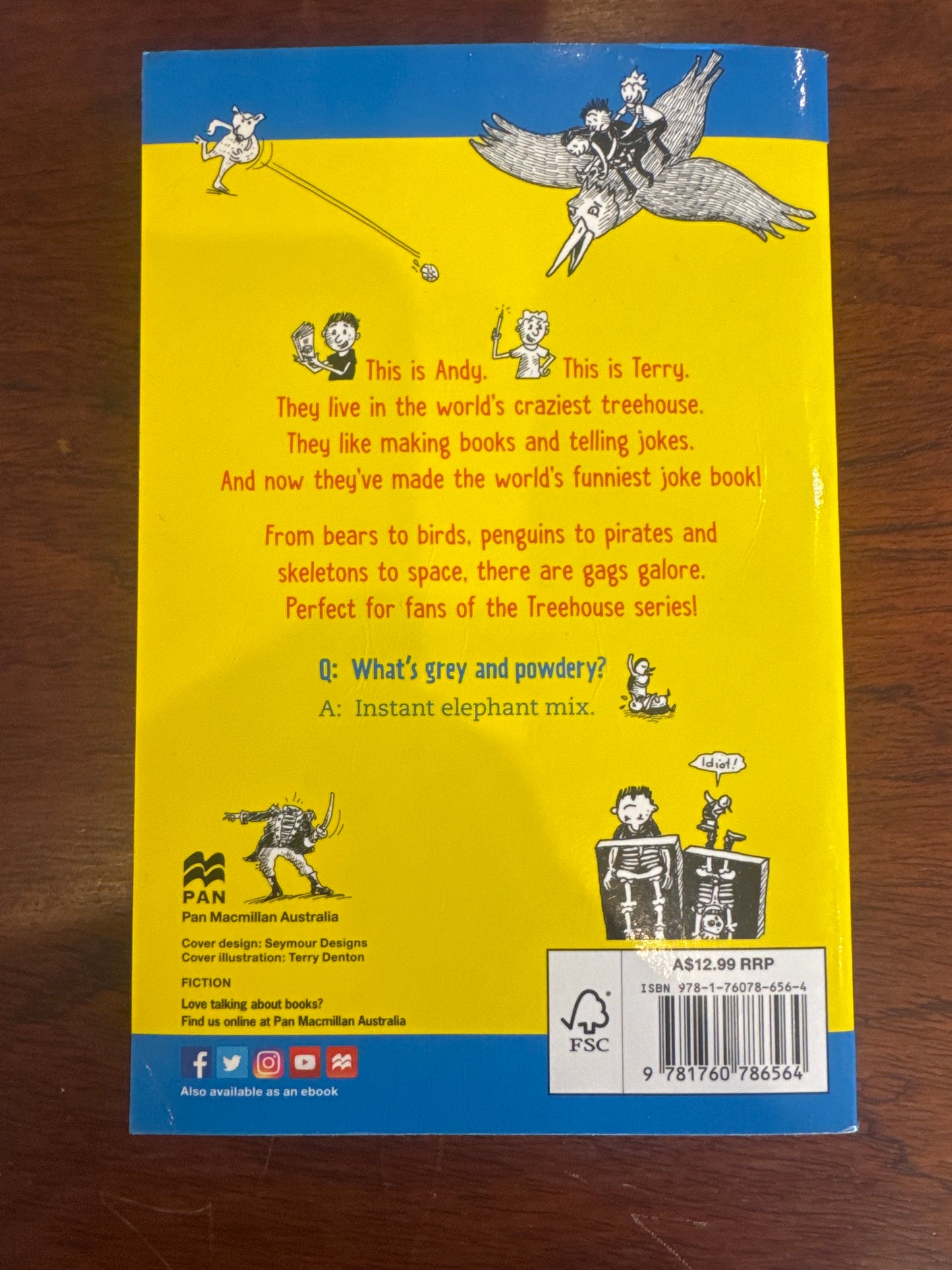 Treehouse Joke Book. Andy Griffiths. 2019.