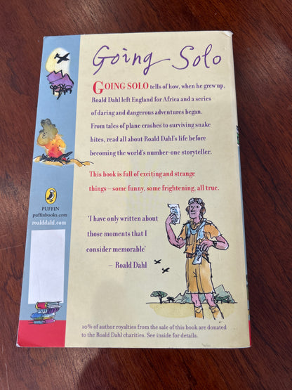 Going solo. Roald Dahl. 1988.