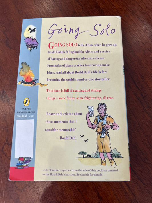 Going solo. Roald Dahl. 1988.